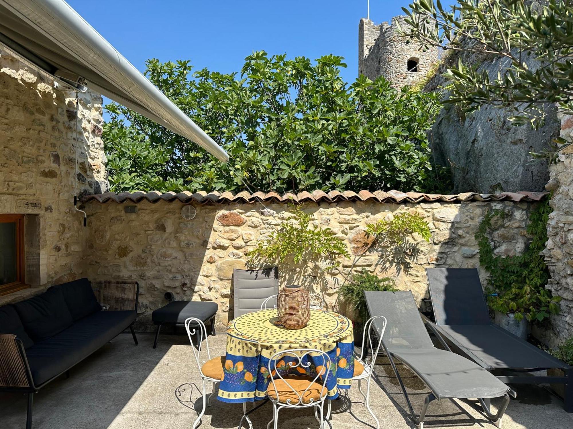 La Sarrasine Vila Aigueze Exterior foto